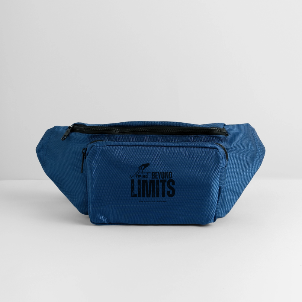 Large Crossbody Hip Bag - blue