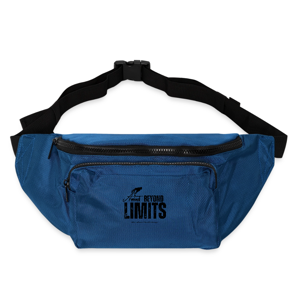 Large Crossbody Hip Bag - blue
