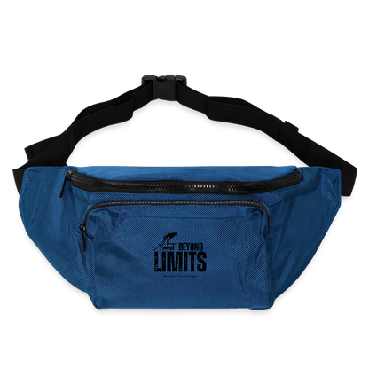 Large Crossbody Hip Bag - blue