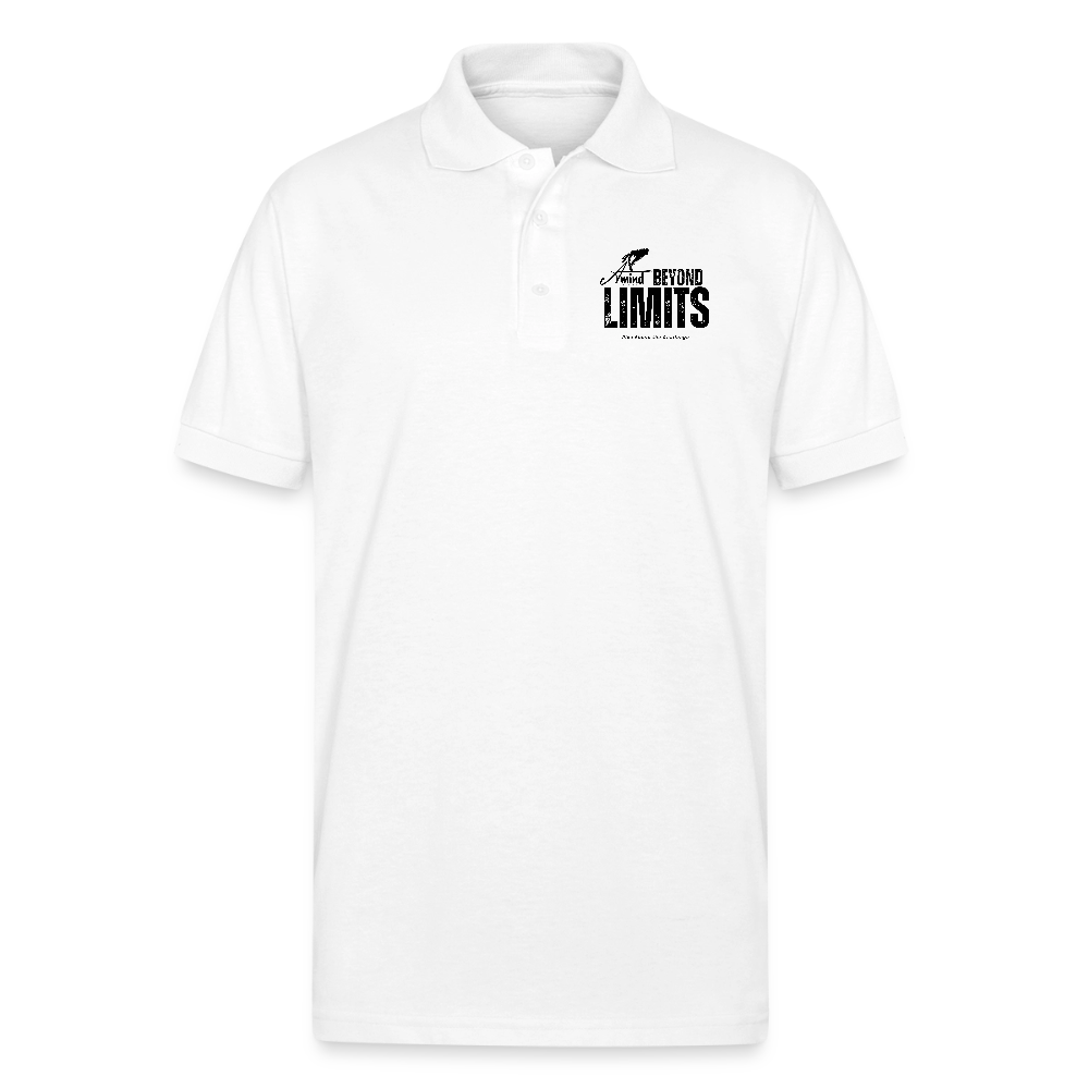 Gildan Unisex 50/50 Jersey Polo - white