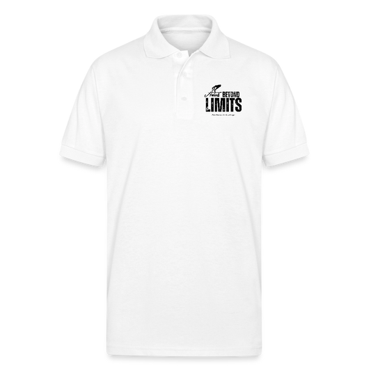Gildan Unisex 50/50 Jersey Polo - white