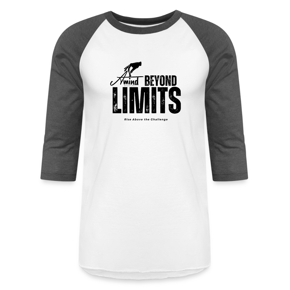 Baseball T-Shirt - white/charcoal