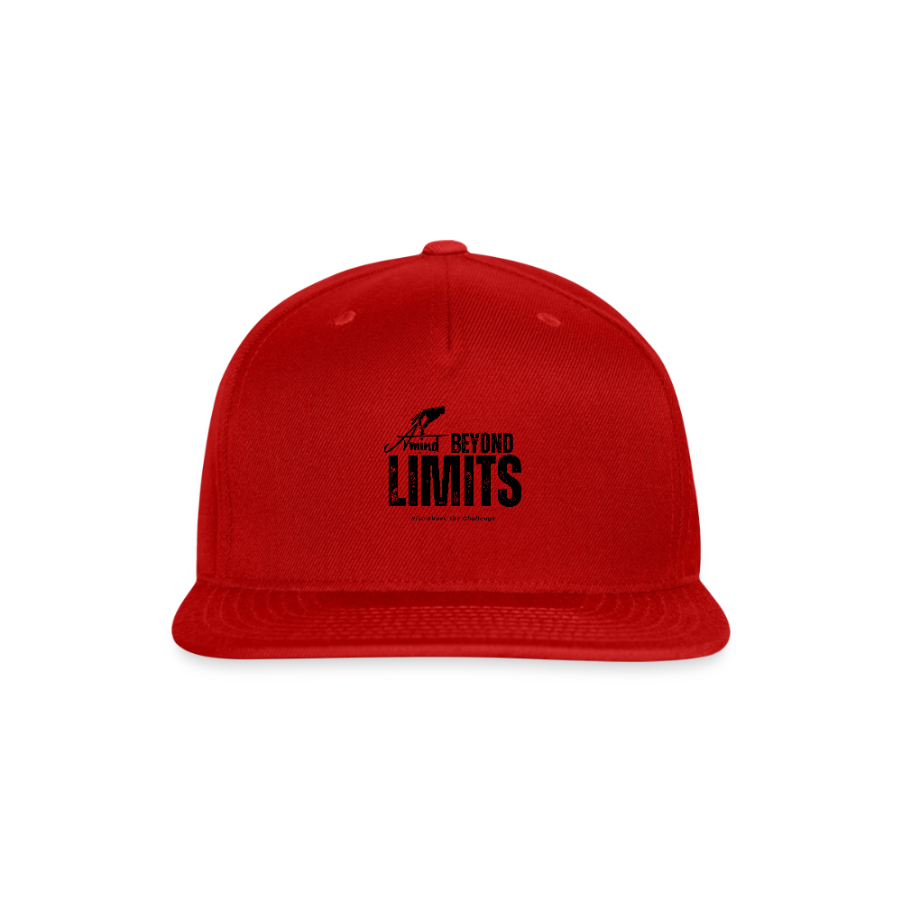 Snapback Baseball Cap - red