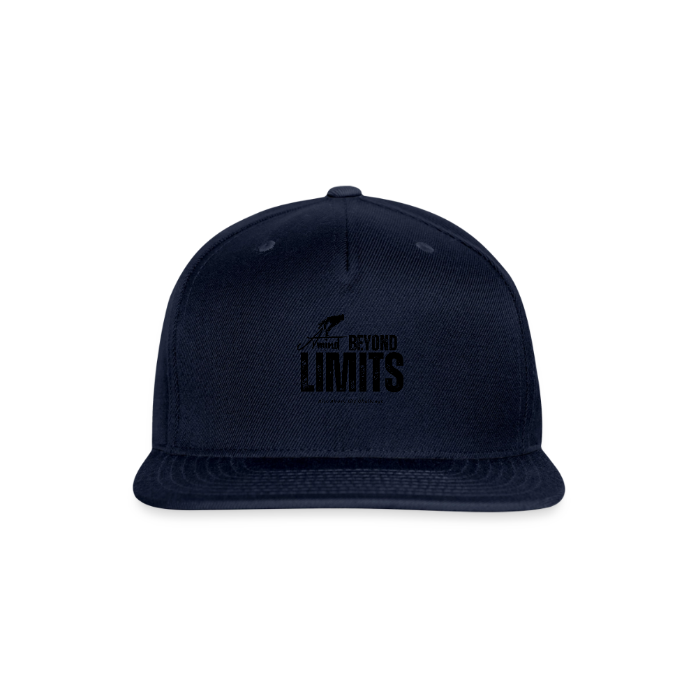 Snapback Baseball Cap - navy