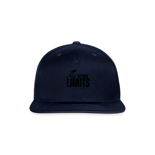Snapback Baseball Cap - navy