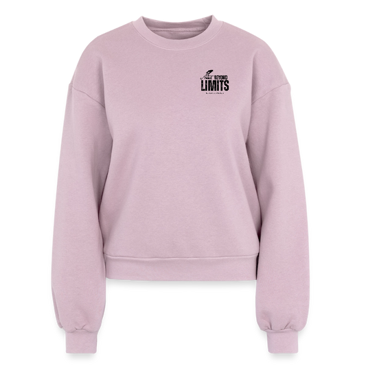 Women's Fleece Crewneck Sweatshirt - blush pink 