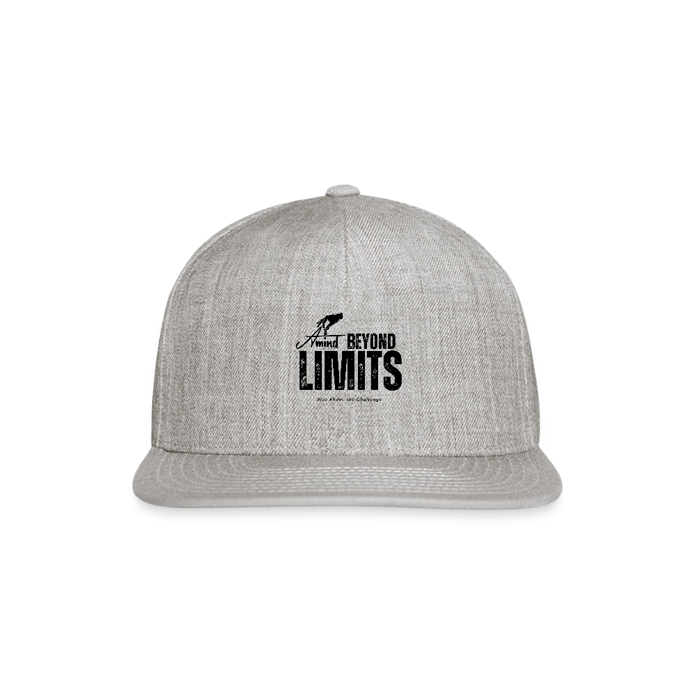 Snapback Baseball Cap - heather gray