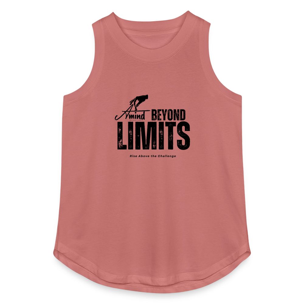 Women's Relaxed Tank Top - mauve