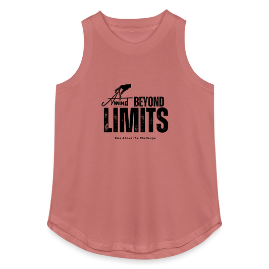Women's Relaxed Tank Top - mauve