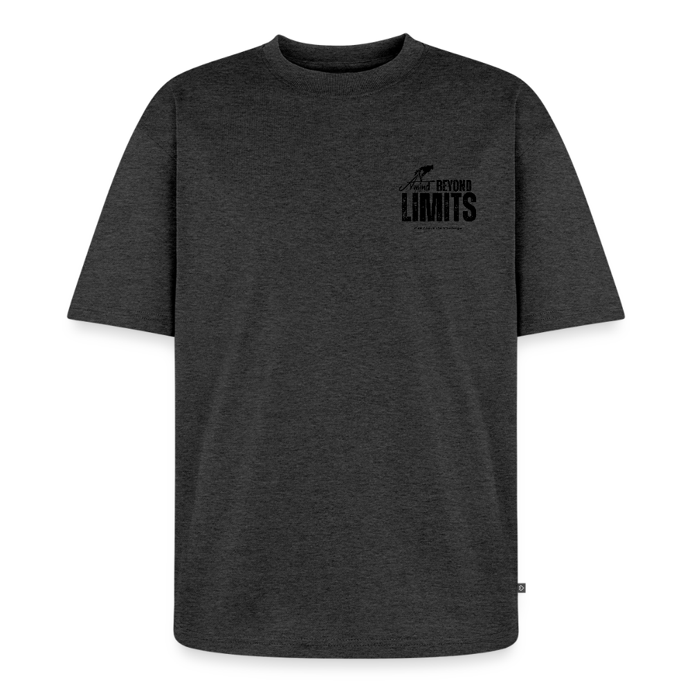 Unisex Oversized Organic T-Shirt - heather anthracite
