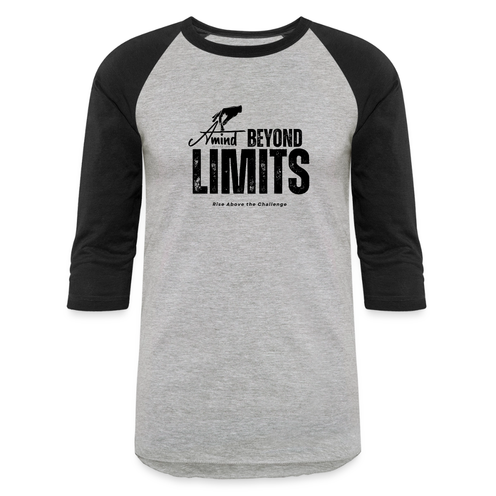 Baseball T-Shirt - heather gray/black